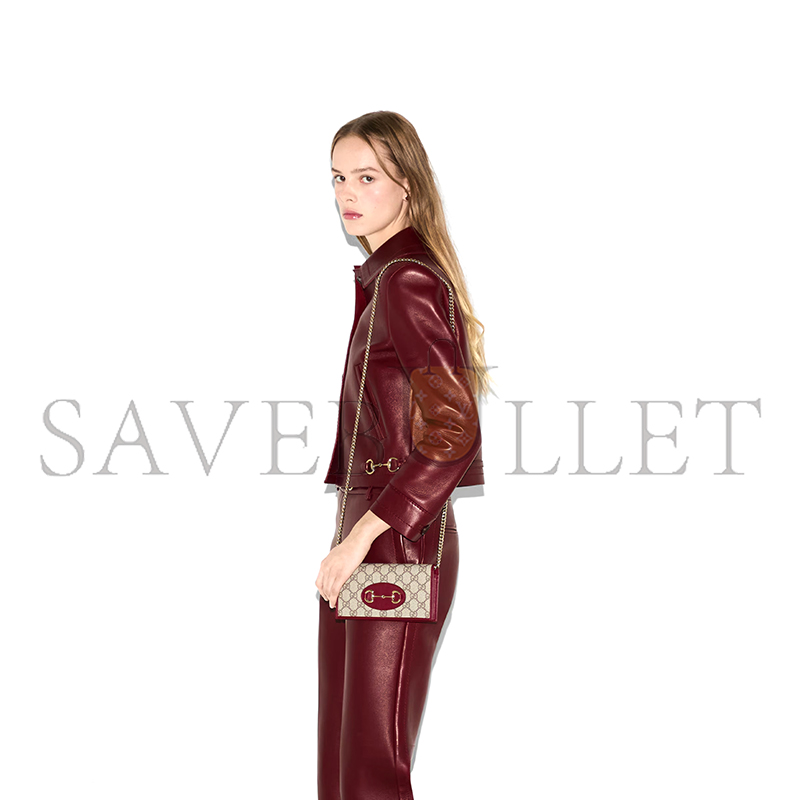 GUCCI HORSEBIT 1955 WALLET ON CHAIN 621892 (21*19*2.5)